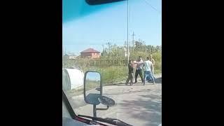 В Благовещенске произошло ДТП, перешедшее в драку