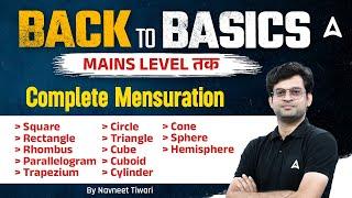 Complete Mensuration in One Video | Bank Exams 2024 | Quant By Navneet Sir