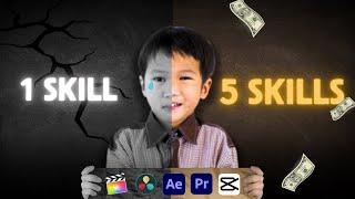 Video Editors EARN Lot of Money Just BY Learning these 5 Skills | Video Editing Skills 2024