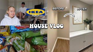 HOUSE UPDATES VLOG | ROOM TRANSFORMATION, IKEA + DUNELM HAUL and A WEEKLY GROCERY HAUL