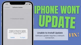 iPhone Is Not Updating | The Easy Fix: Unable to Check for Update on iOS