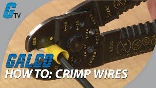 How to Crimp Wires - Basic Tips on Crimping | Galco