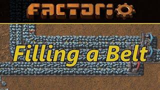 Factorio Tutorial | Filling a Belt