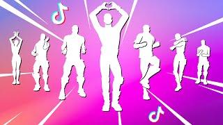  ALL POPULAR TIKTOK DANCES & EMOTES IN FORTNITE!