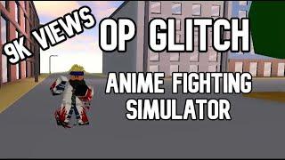 I FOUND A OP GLITCH IN ANIME FIGHTING SIMULATOR | ROBLOX