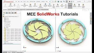 SolidWorks Assembly Tutorial for Beginners (Diaphragm)