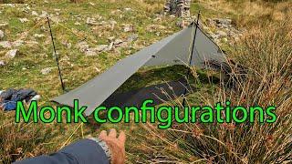 The MONK tarp | MLD | Mountain Laurel designs | wild camping | different setups and how to do them