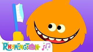 Brush Your Teeth | Monster Songs for Kids | Rhymington Square