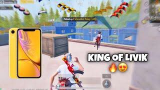 Destroyed whole Livik on iPhone XR | Real King of Livik Pubg Mobile