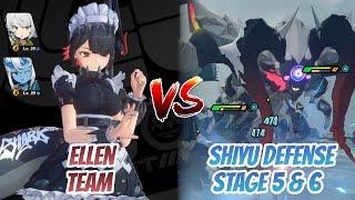 Ellen Team w/ Anby vs Shiyu Defense Stable Node Stage 5 & 6 (S Rank Clear) | Zenless Zone Zero