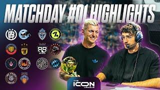 The Icon League - MATCHDAY #01 ALLE HIGHLIGHTS 