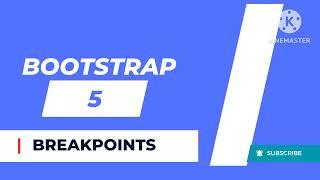 Bootstrap 5 Tutorial | Breakpoints @codewithramra1862