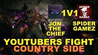 Jon The Chief VS SpiderGamez - Dying Light The Following Country Side Zombie invasion Match