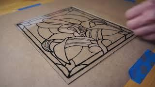 Making Fairy Faux Stained Glass