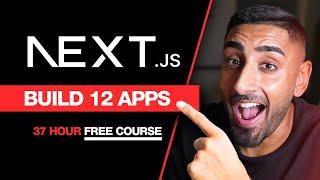 Next.js 15 Full-Stack Course For Beginners (12 Apps in 37 Hours | 2025)