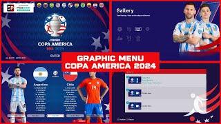 GRAPHIC MENU COPA AMERICA 2024 - FOOTBALL LIFE 2024 & PES 2021