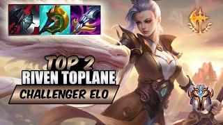 Wild Rift Riven top 2 toplane - S13 rank game + build