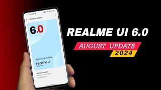 Realme Phone August Security Patch Update  See What's New! Realme Ui 6.0 & Android 15 Update