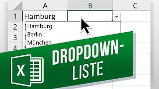 Dropdown-Listen in Excel erstellen | Auswahlliste mit Dropdown-Menü erstellen
