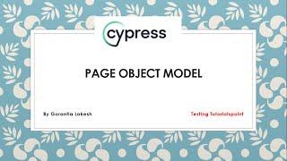 Cypress Beginner Part 23: Page object model(POM) in Cypress