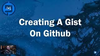 How to create a Gist on GitHub