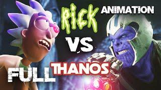 Rick Sanchez VS THANOS - Fight For Infinity Stones