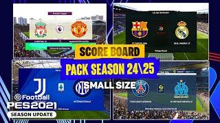 PES 2021 Scoreboard Pack 2024 Small Size