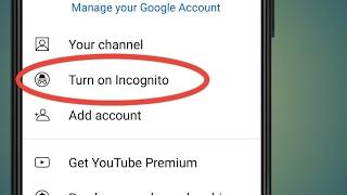 Turn On Incognito Mode Kya Hai | Turn On Incognito Mode Youtube