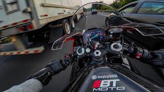 BMW S1000RR VS RUSH HOUR TRAFFIC