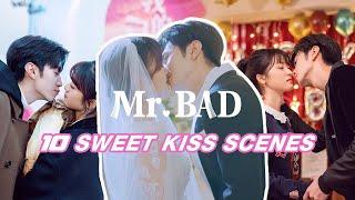 Chen Zheyuan ＆ Shen Yue 10 Sweet Kiss Scenes On Mr. BAD🫣 | 我的反派男友 | iQIYI