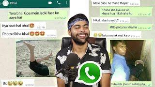 Funniest Whatsapp Chats Ever | Whatsapp Ke Hero | DhiruMonchik