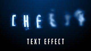 Wispy Ghost Text Reveal - After Effects Tutorial
