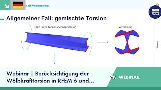 Webinar | Berücksichtigung der Wölbkrafttorsion in RFEM 6 und RSTAB 9