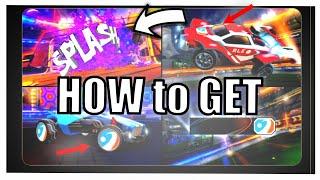 HOW TO get *FREE* TWITCH DROPS! PAINTED Big Splash Goal explosion and MORE!!