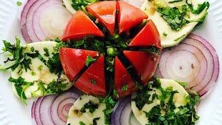 Домати с билки и моцарела / tomatoes with herbs and mozzarella