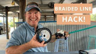 BRAIDED LINE HACK: HOW TO SPOOL BRAIDED LINE ON A BAITCASTING REEL