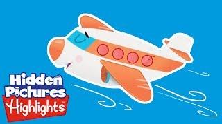 My First Hidden Pictures! | Planes in the Sky | Videos for Kids | Highlights