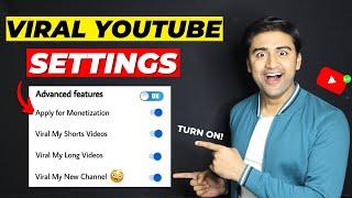 5+ VIRAL YouTube SETTINGS that you MUST Know | Grow YouTube Channel Fast without using Google Ads