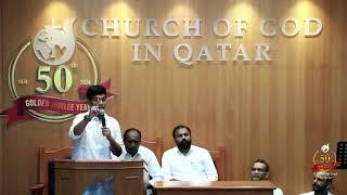 Message by B. Aaron Vinod (14-04-2024) | COG Qatar Sunday Evening Service