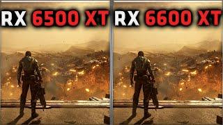 RX 6500 XT vs RX 6600 XT Benchmark – 59 Tests
