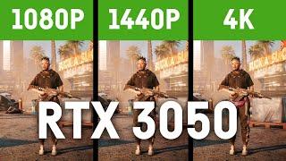 RTX 3050 // 1080p vs. 1440p vs. 4k in 10 Games