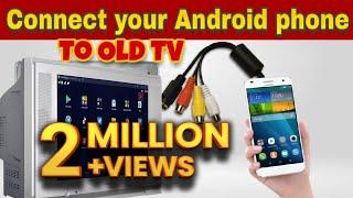 Connect your android phone to old crt tv