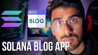 Build a Blog App with Solana & React (Solana CRUD 101)