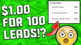 CHEAP Traffic For Digital Marketing Revealed! (100 Leads For $1.00?!)