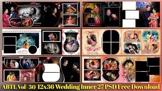Album design PSD free download 12x36 Inner 27 PSD 2024  |  ABTL Vol-30
