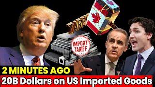 Canada Stuns the U.S. as Officials Announce Over $20 Billion in Retaliatory Tariffs on U.S. Goods!