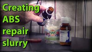 ▼ Making ABS slurry for easy 3D print repairs