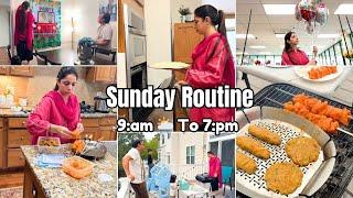 Pakistani MOM 9am To 7pm SUNDAY Routine With FAMILY 