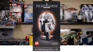 LEGO Star Wars 75328 THE MANDALORIAN HELMET Review! (2022)
