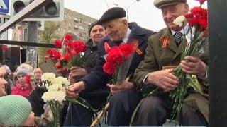 Праздник в Домодедове начался с торжественного митинга возле обелиска Славы